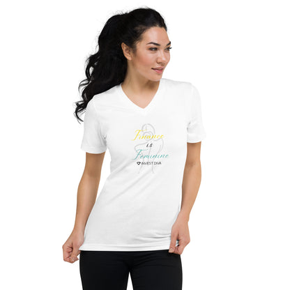 Finance is Feminine V-Neck T-Shirt