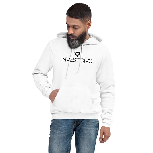 White Invest Divo Unisex hoodie