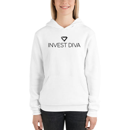 White Invest Diva Hoodie