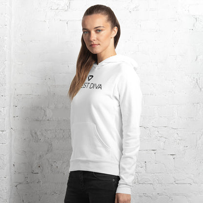 White Invest Diva Hoodie