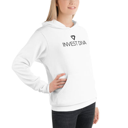 White Invest Diva Hoodie