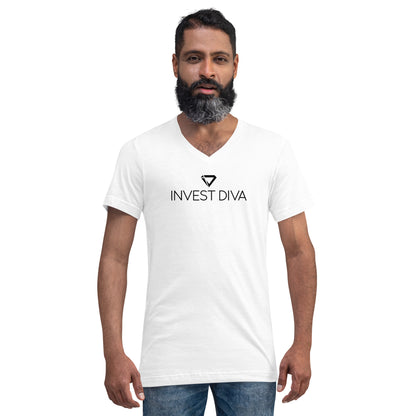 Invest Diva Definition V-Neck T-Shirt